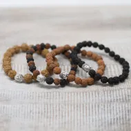 Mix - Rudraksha Buddha Náramky